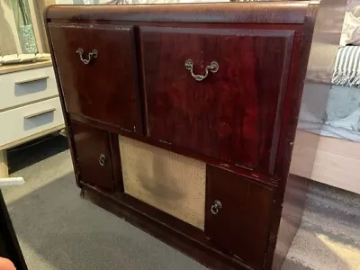 Vintage Record Player And Radio Tuner Cabinet • $50
