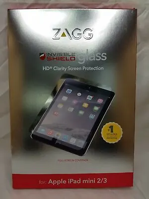 $18.99 • Buy New ZAGG InvisibleShield Glass Screen Protector, For Apple IPad Mini 2/3
