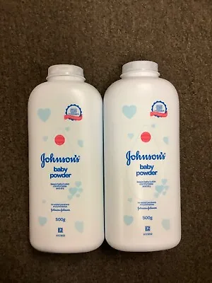 Johnson's Baby Powder Original TALC 500g / 17.6 Oz (Pack Of 2) • $21.99