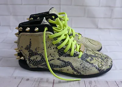 Melody Ehsani Reebok Sz 7 Women's Sneakers Snakeskin Spiked Boots  • $39.95