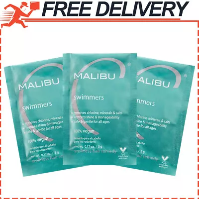 3pk Malibu C Swimmers Wellness Hair Remedy Prevent & Protect Hair Discoloration • $20.03