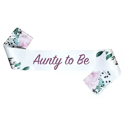 Its A Girl Floral Baby Shower Sashes Card Games Mum Mummy To Be Decorations • £3.99