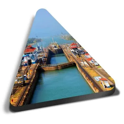 Triangle MDF Magnets - Panama Canal Pacific Ocean #3547 • £4.99