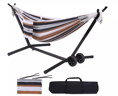 9FT Steel Hammock With Stand For 2 Person With Carrying Case 450lb Capacity 1day • $94.89