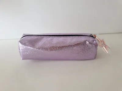 Mac Shiny Makeup/cosmetic  Bag  Lilac New • £7.99
