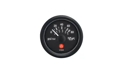 VDO ViewLine Engine Oil Pressure 80 PSI/5 BAR Gauge • $59.99