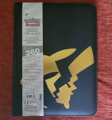 $39.99 • Buy Elite Series: Pikachu 9-Pocket Zippered PRO-Binder For Pokémon TCG. New.