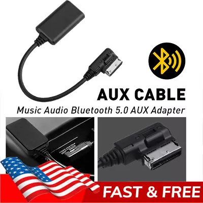 For Audi VW AUX Audio Cable Adapter AMI MDI MMI Bluetooth Music Interface New • $14.99