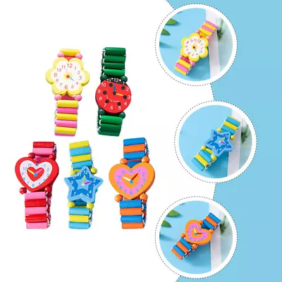 Unique Party Favors - Wooden Digital Watch For Kids Time Learning (5 PCS) • £9.55