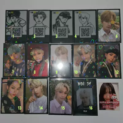 Stray Kids Official No Easy Felix + Hyunjin + Lee Know Photocards (read Desc) • £2