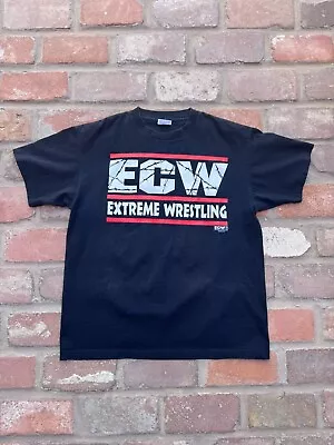 Original Vintage ECW Wrestling Our Big Boys Kick Ass T-Shirt WWF WCW WWE XL • $90