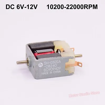 DC 3V-12V 6V 9V High Speed Mini Micro 18mm Square Motor Dual 1.5mm Shaft Toy Car • $1.85