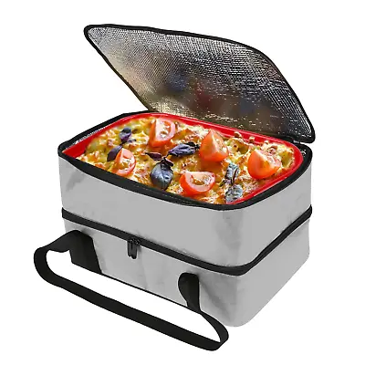 Expandable Lasagna Lugger Insulated Casserole Carrier Fits 9x13 Baking Dish F • $30.74