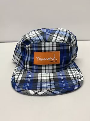 Diamond Supply Co Camper Hat Blue Plaid • $19.99