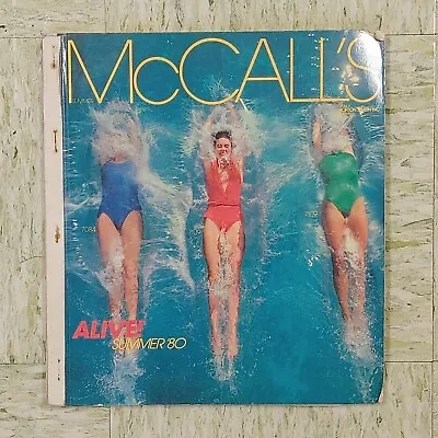 McCall's Pattern Catalog Alive! Summer 1980 Store Counter Patterns Catalog Book  • $125