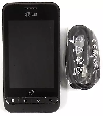LG Optimus Net / Optimus 2 II L45C - Black ( TracFone ) Rare Smartphone -Bundled • $19.54