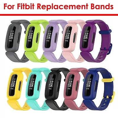 For Fitbit Ace 3 Bands Silicon Replacement Wristband Watch Band Strap Anti-Lost • $13.49