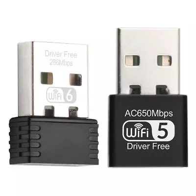 650Mbps Mini USB Wifi Adapter Wireless Network Card 802.11AC Dual Band  2.4G/5G • $5.42