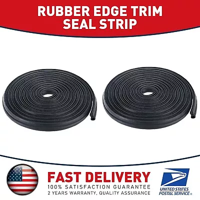 2Pcs Car Door Rubber Edge Trim Seal With Top Bulb For CarBusBoatsRVsTrucks • $37.99