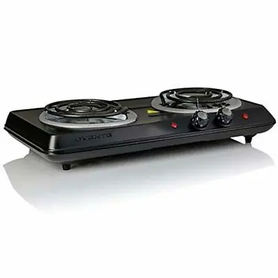 Electric Cooktop Burner Hot Plate 2 Double Coil Burner Cooking Stove NEW • $33.75