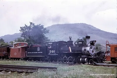 D&RGW Denver & Rio Grande Western Steam #346 1969 35mm Original Kodachrome Slide • $5