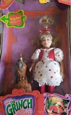 Dr. Seuss Cindy Lou Who Doll W/Max The Dog 12  NOS Talking Feature  • $49.99