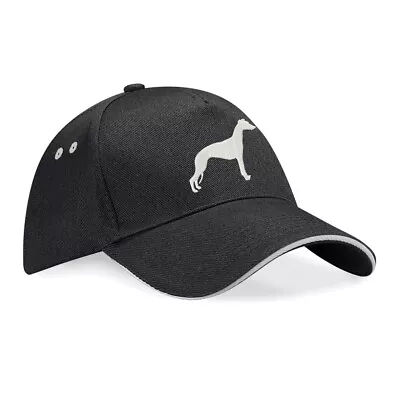 £11.99 • Buy Personalised Greyhound Whippet Lurcher Embroidered Contrast Baseball Cap Unisex