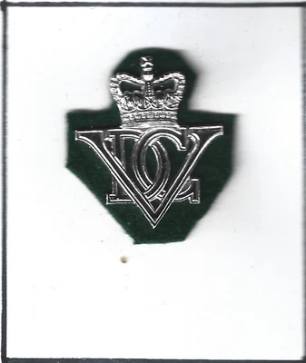 £6 • Buy 5th Royal Inniskilling Dragoon Guards  Staybrite A/a  Cap Badge With Backing