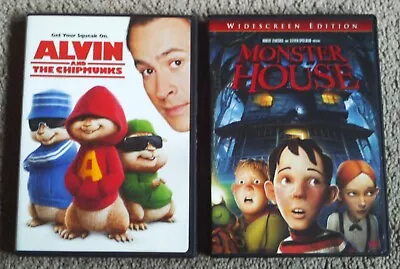 Alvin And The Chipmunk 2008 Monster House 2006 2 DVD Movies Special Features • $5.99