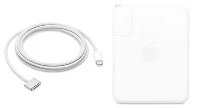 Eu Genuine Apple 140w Usb-c Power Adapter & Magsafe 3 Cable For Mac Laptops ! • $67.99