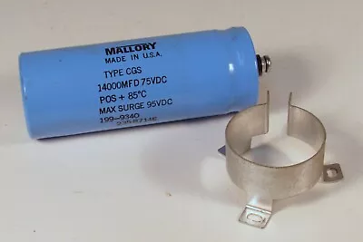 Capacitor - Electrolytic -14000 MFD - 75 VDc  Mallory • $15