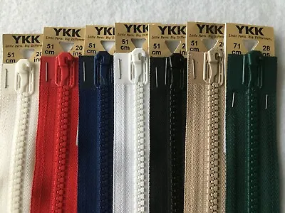 YKK VSO56 Zips Open End Click Track Style Closure For Easy Opening And Closing  • £2.50