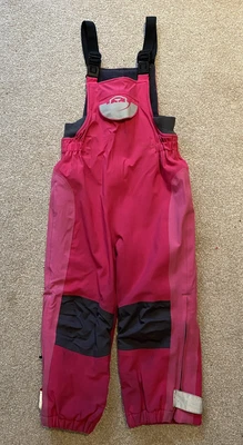 £25 • Buy SPOTTY OTTER Patrol Fleece Lined Waterproof Dungarees -Aged 3-4