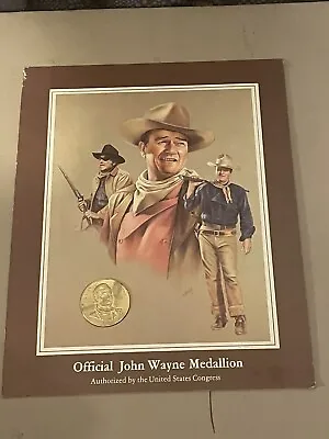 John Wayne American Collectible Gold Bronze Coin Vintage • $5.92