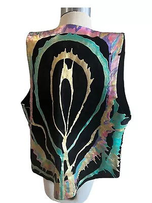 Custom Design Handpainted Suede/velvet? Drip Art Avant-garde OOAK • $19