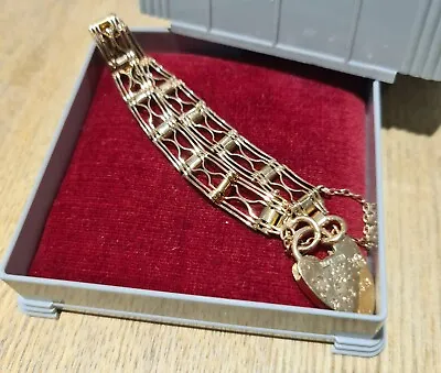 Gold 9ct Antique Bracelet. 16.4gm • £499