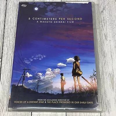 5 Centimeters Per Second (DVD 2008) Makoto Shinkai RARE OOP Original Dub Anime • $11.69