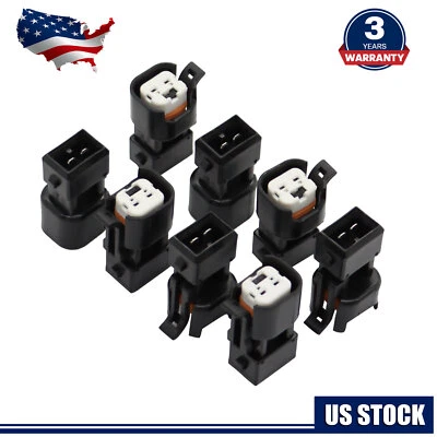 $8.89 • Buy 8* Fuel Injector Connector Adapter LS1 EV1 To EV6 EV14 USCAR LS2 LS3 LSX LT1
