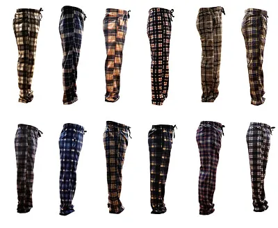 New Mens Flannel Fleece Pajama Pant Lounge Pants M/L-XL/XXL • $11.99