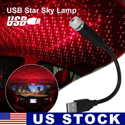 USB Car Accessories Interior Atmosphere Star Sky Lamp Ambient Night Lights US • $4.86