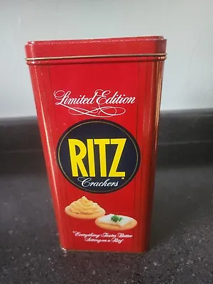 1986 Limited Edition Nabisco Ritz Crackers Tin Box 16 OZ Vintage Collectible • $19.90