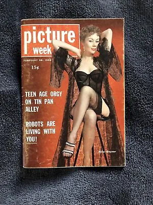 Picture Week Magazine - Mitzi Gaynor - Feb 28 1959 - Teen Age Orgy Tin Pan Alley • $7.99