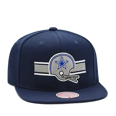 Mitchell & Ness Dallas Cowboys Snapback Hat Cap - Navy/Hemlet • $42