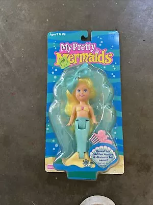 Vintage 90's Playskool My Pretty Mermaids Doll 1991 New In Package. • $79