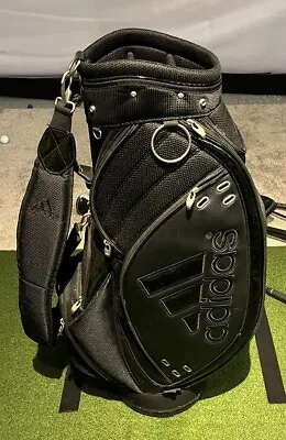 Adidas Golf Men's Cart Caddy Bag Japanese JM300 Black • $154.88