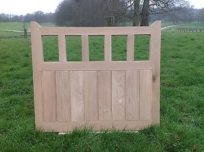 Handcrafted Solid European Oak Garden Gate Drive Way Gate 4'6  Wide X 3'6  High • £690