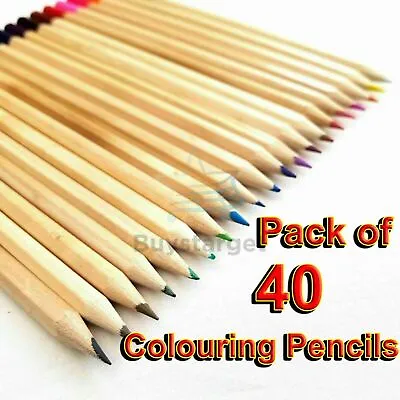 🔥40x Premium Professional Colouring Pencils Set Colours Artist Therapy Kids UK • £4.95