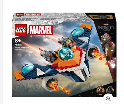 LEGO Marvel 76278 Rocket’s Warbird Vs. Ronan Set Mini Figures Included BNIB • £23