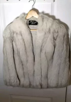  Sidney's Furs Custom Made Blue Fox Jacket Size Small • $300