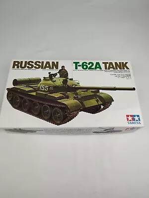 Open Box Tamiya 1:35 Russian T-62A Tank Plastic Model Kit 35108 • $21.97